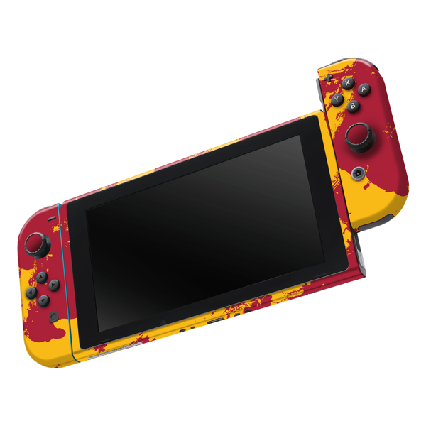 Nintendo Switch Kaplama Sarı Kırmızı - Image 1