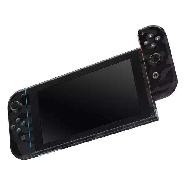 Nintendo Switch Kaplama Siyah Kamuflaj - Image 1