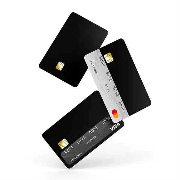 Kredi Kartı Kaplama / Sticker - Mat Siyah - Image 1