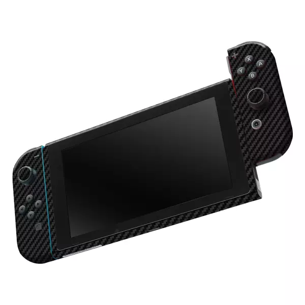 Nintendo Switch Kaplama Siyah Karbon Fiber - Image 1