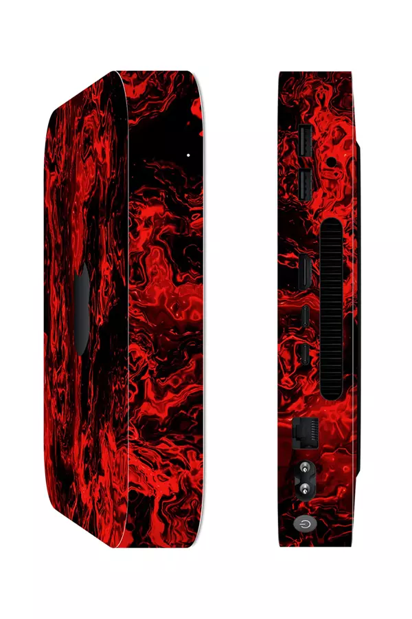 Mac Mini M2 Kaplama Mistik Kırmızı Alev - Image 1