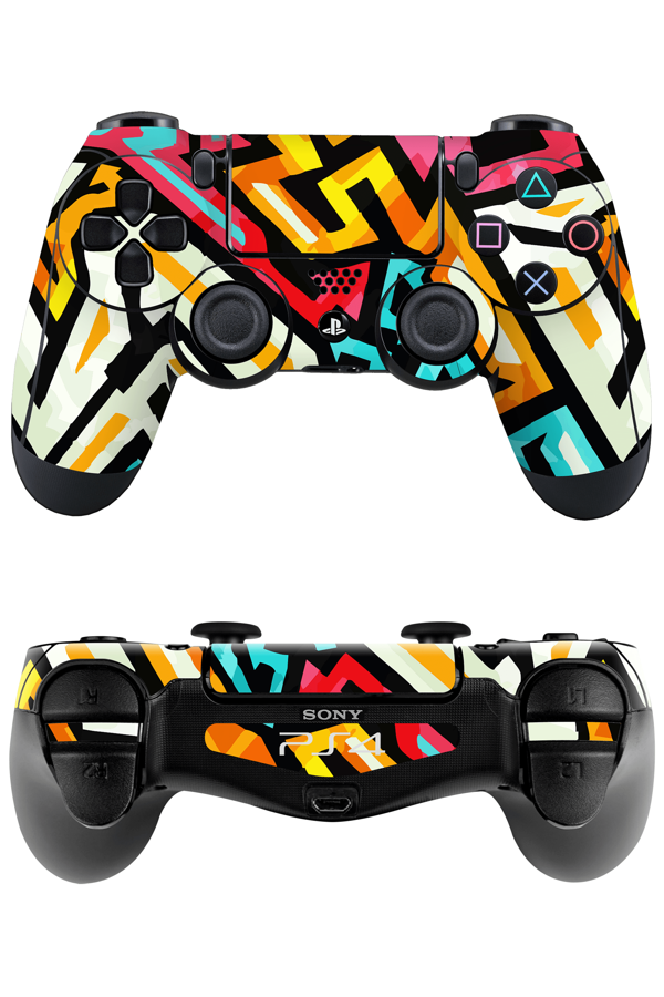 Ps4 DualShock Kaplama Grafiti - Image 1