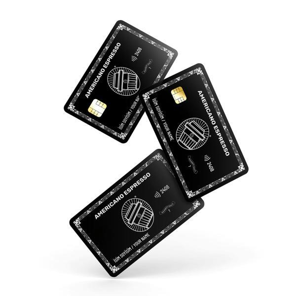 Kredi Kartı Kaplama / Sticker - Americano Mat Siyah - Image 1