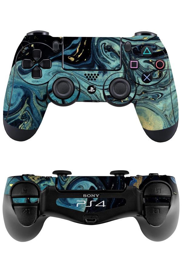 Ps4 DualShock Kaplama Mistik Mavi Dalga - Image 1