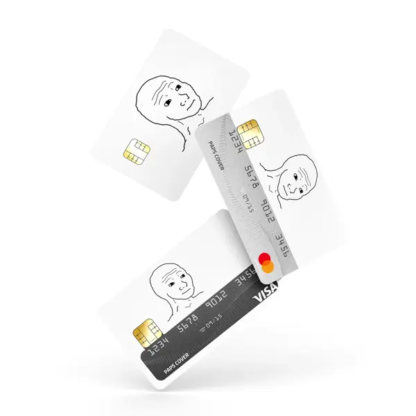 Kredi Kartı Kaplama / Sticker - Standart Wojak - Image 1