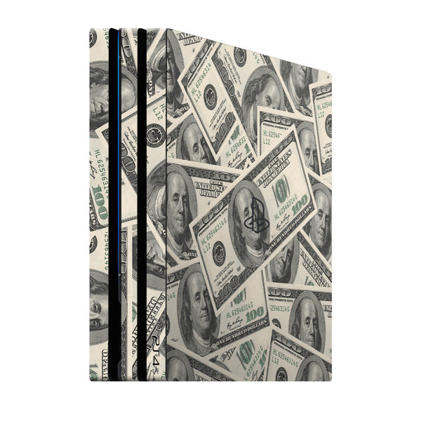 PlayStation 4 Pro Kaplama Dolar Desenli - Image 1