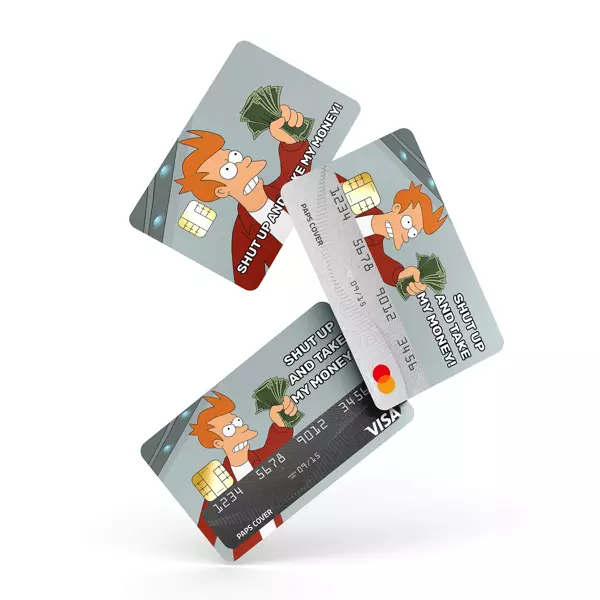 Kredi Kartı Kaplama / Sticker - Sus ve Paramı Al - Image 1