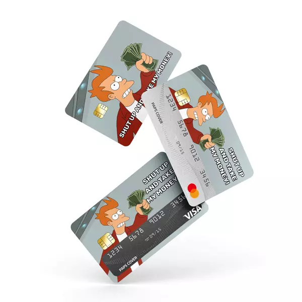 Kredi Kartı Kaplama / Sticker - Sus ve Paramı Al - Image 1