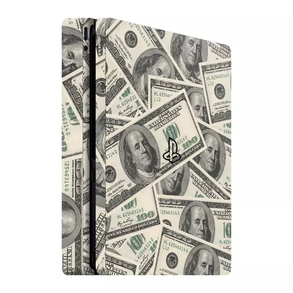 PlayStation 4 Slim Kaplama Dolar Desenli - Image 1