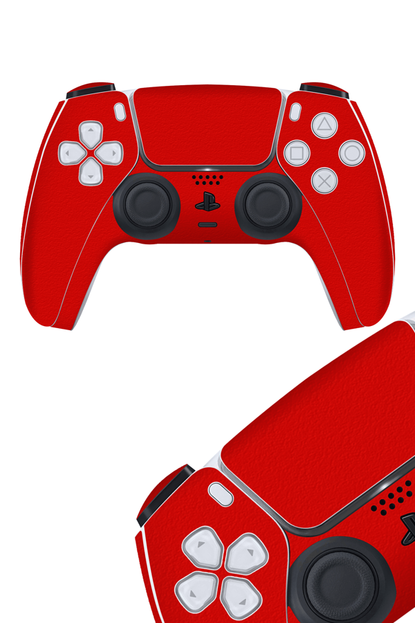 Ps5 DualSense Kaplama Dokulu Kırmızı - Image 1