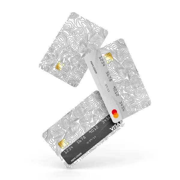 Kredi Kartı Kaplama / Sticker - Beyaz İzohips - Image 1