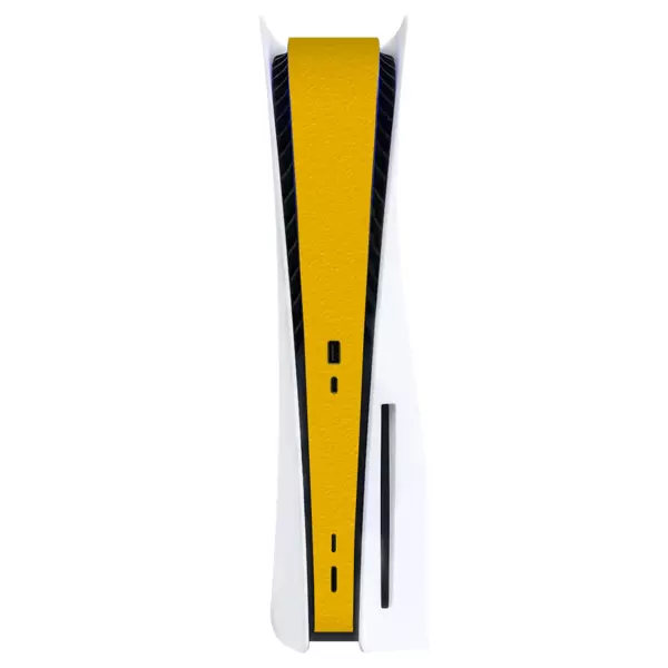 Playstation 5 Kaplama Dokulu Sarı - Image 1