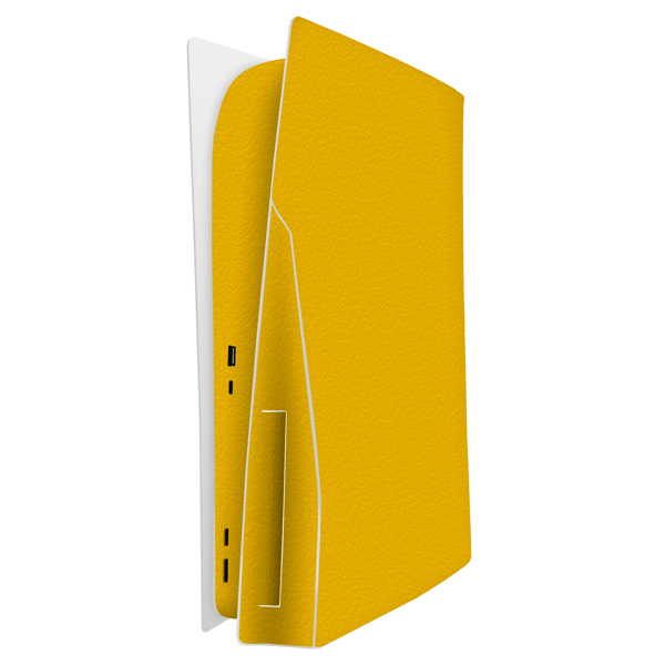 Playstation 5 Kaplama Dokulu Sarı - Image 1