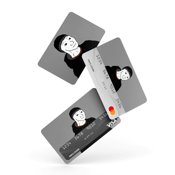 Kredi Kartı Kaplama / Sticker - Üzgün Wojak - Image 1