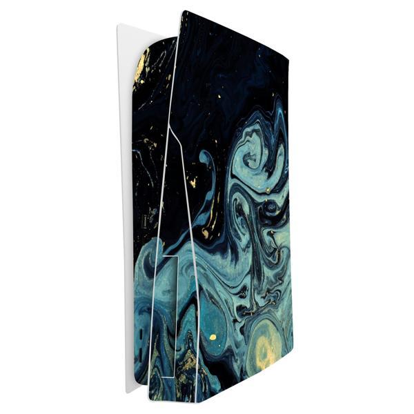 Playstation 5 Kaplama Mistik Mavi Dalga - Image 1