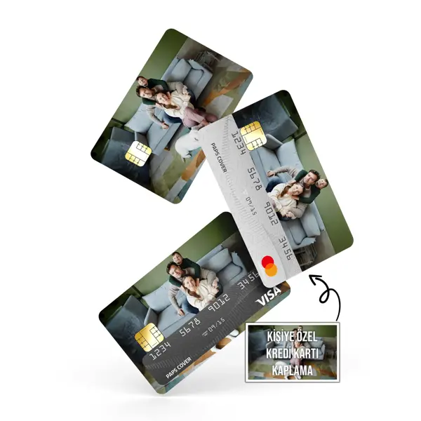 Kredi Kartı Kaplama / Sticker - Özel Baskılı - Image 1