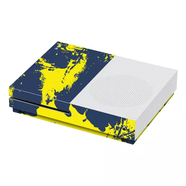 Xbox One S Kaplama Sarı Lacivert - Image 1