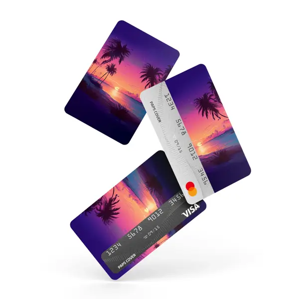 Kredi Kartı Kaplama / Sticker - Vice Vibe - Image 1