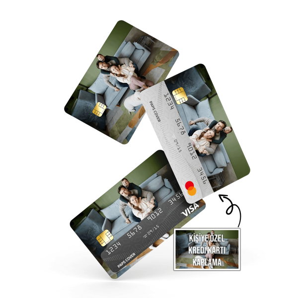 Kredi Kartı Kaplama / Sticker - Özel Baskılı - Image 1