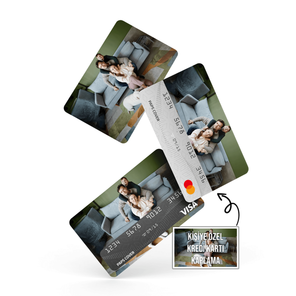 Kredi Kartı Kaplama / Sticker - Özel Baskılı - Image 1