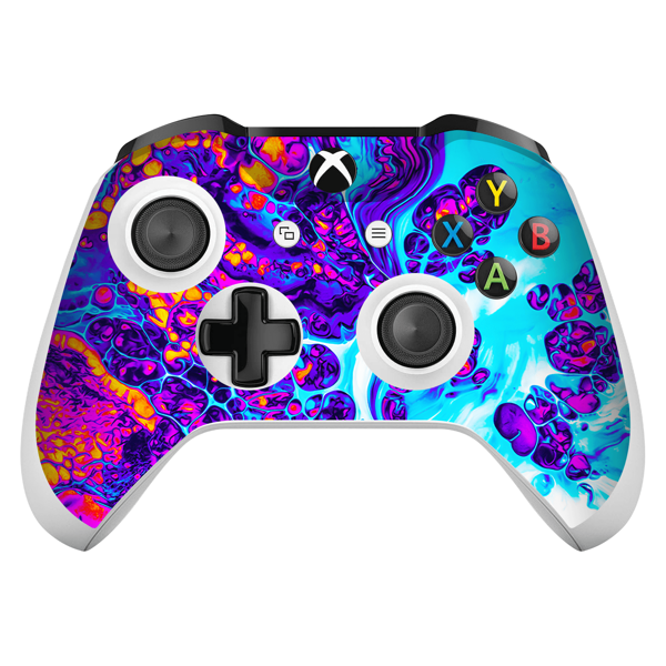 Xbox One X / S Controller Kaplama Mistik Mor Dalga - Image 1