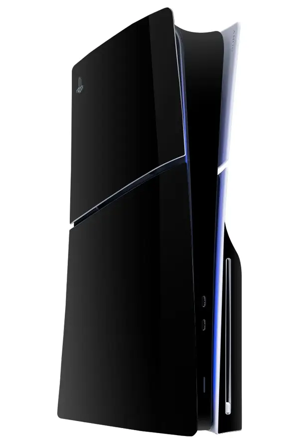 PlayStation 5 Slim Kaplama Mat Siyah - Image 1