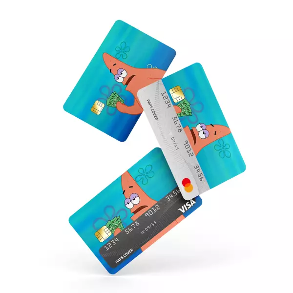 Kredi Kartı Kaplama / Sticker - Yıldız Patrick Paralı - Image 1