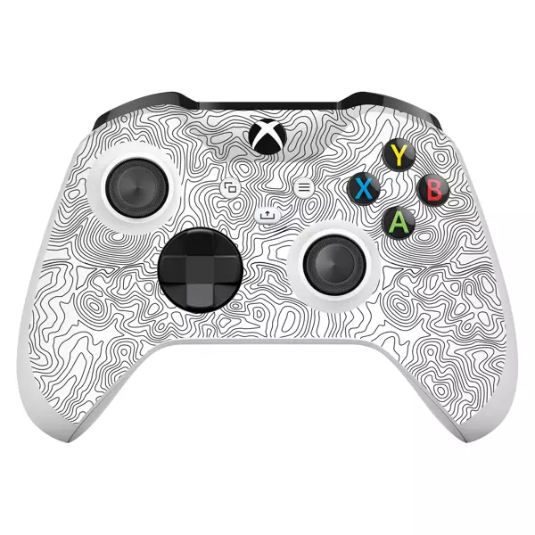 Xbox Series X / S Controller Kaplama Beyaz İzohips - Image 1