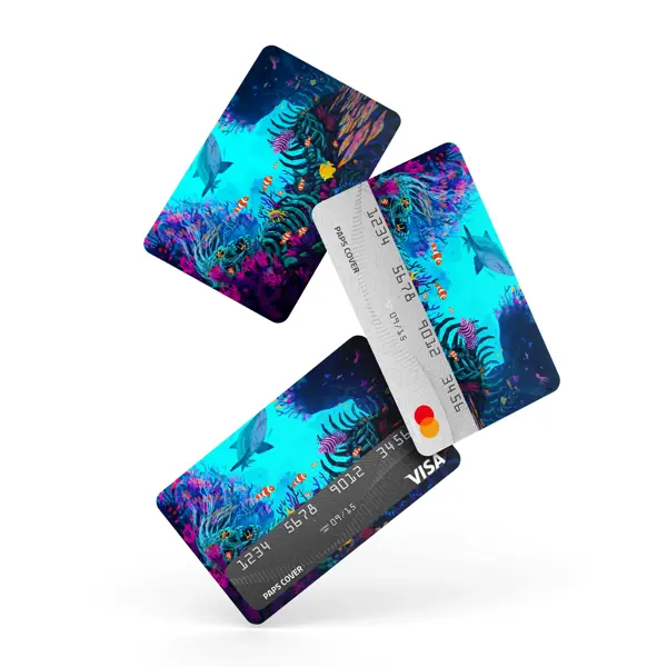 Kredi Kartı Kaplama / Sticker - Deniz Altı Tablosu - Image 1