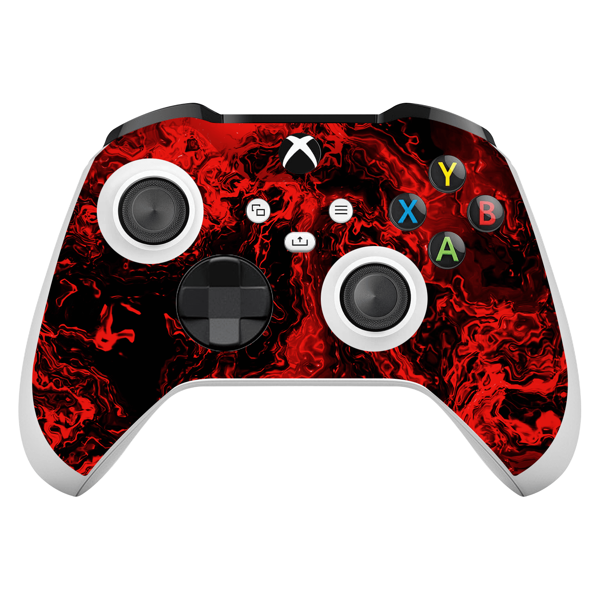 Xbox Series X / S Controller Kaplama Mistik Kırmızı Alev - Image 1