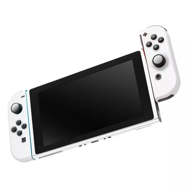 Nintendo Switch Kaplama Dokulu Beyaz - Image 1