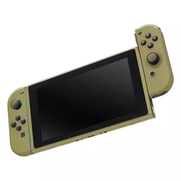 Nintendo Switch Kaplama Dokulu Haki Yeşil - Image 1