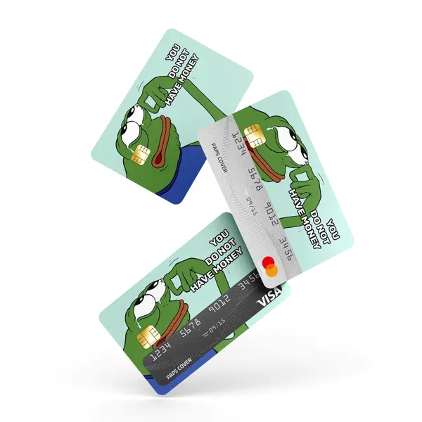 Kredi Kartı Kaplama / Sticker - Sad Frog - Image 1