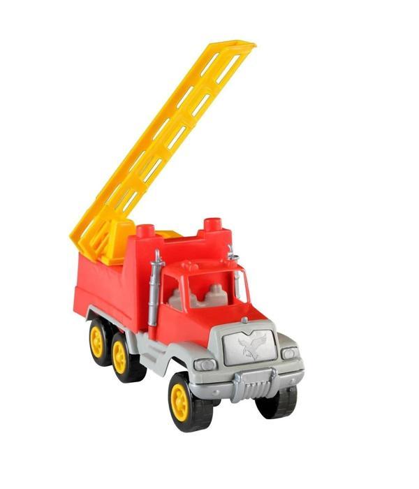 Nostajik 25 cm Oyuncak Merdivenli İtfaiye Kamyonu  - Image 1