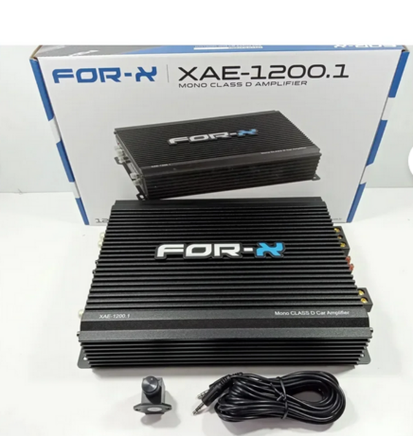 FOR-X XAE-1200.1-1 X 1200W GERÇEK RMS-KALİTELİ PROFESYONEL BAS KUMANDALI MONO ANFİ - Image 1