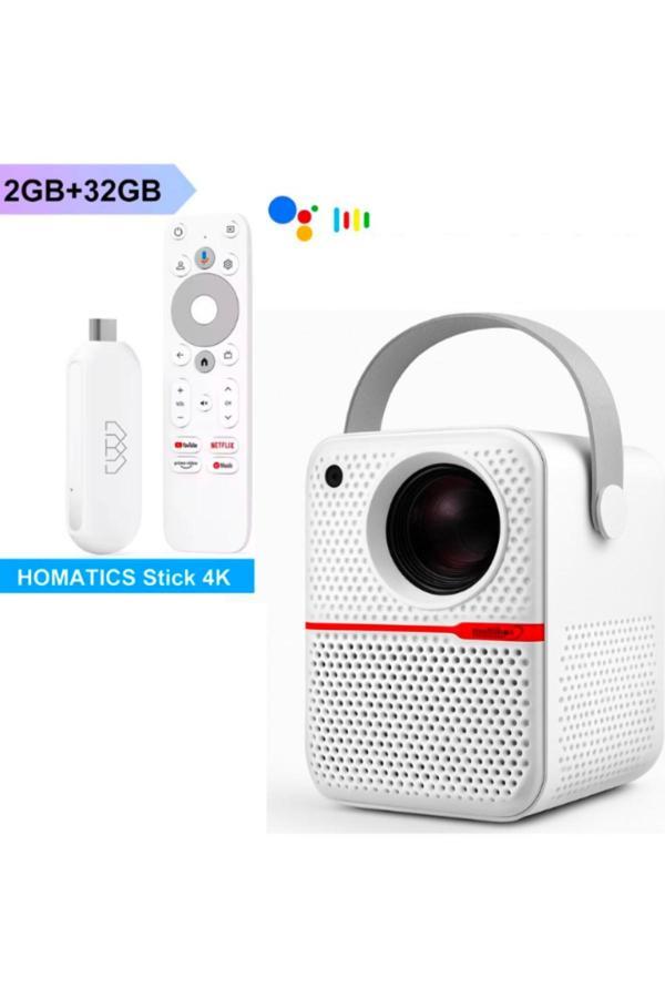 Homatics 4K Tv Stick + Multibox Mb Promax 4/64 Android 10 Projeksiyon Seti - Image 1