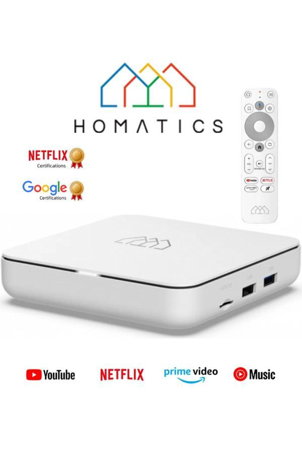 Homatics Box R 4K Lisanslı 2Gb Ddr Ram 32Gb Emmc Flash 4K Media Plyer - Image 1