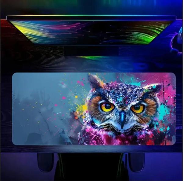 70X30 CM BAYKUŞ TEMALI KAYDIRMAZ TABAN SPEED YÜZEY OYUNCU MOUSE PAD GAMİNG - Image 1