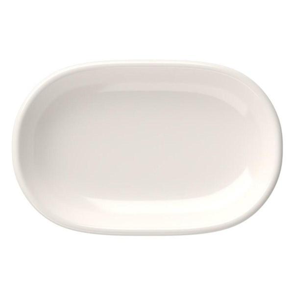 Tabak Evi Porselen Magnus Oval Kayık Tabak 23x15x3cm Tekli - Image 1