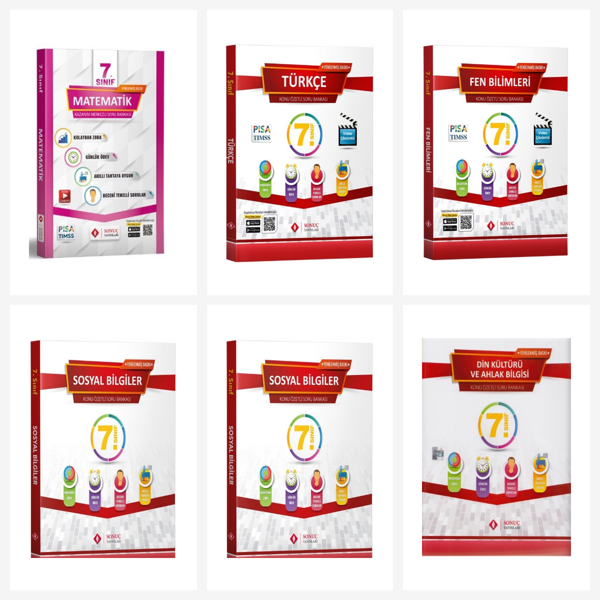 Sonuç 7.sınıf Tüm Dersler Modüler Set 6 Kitap Sonuç Yayınları - Sonuç Yayınları - Image 1