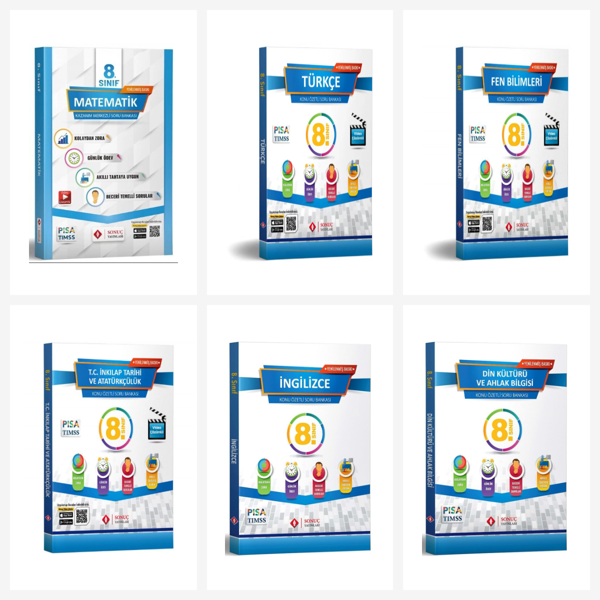 Sonuç 8.sınıf Tüm Dersler Modüler Set 6 Kitap Sonuç Yayınları - Sonuç Yayınları - Image 1