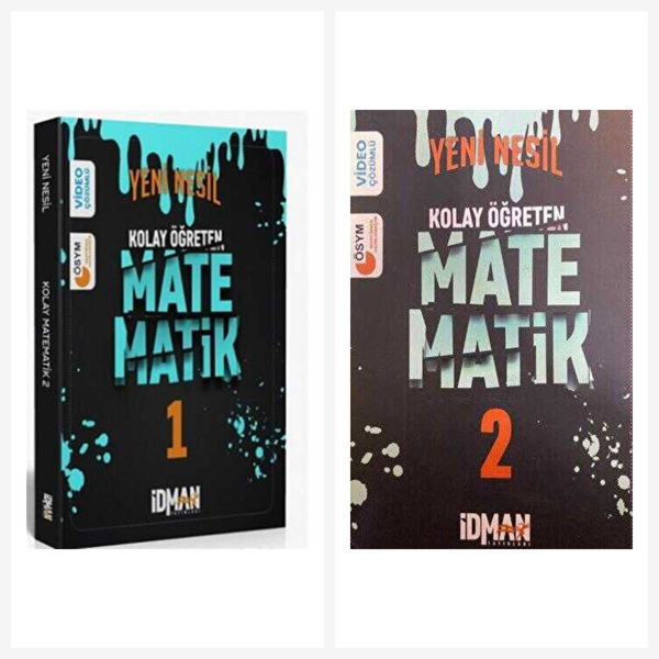 İdman Yeni Nesil Kolay Öğreten Matematik 1 - 2 Set İdman Yayınları - İdman Yayınları - Image 1