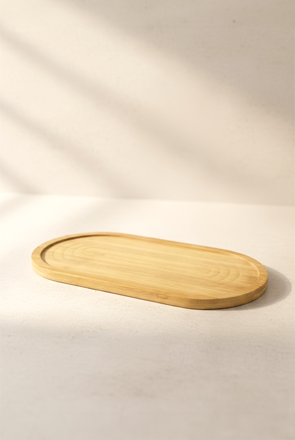 Deny Bambu Oval Yağdanlık Altı - Image 1