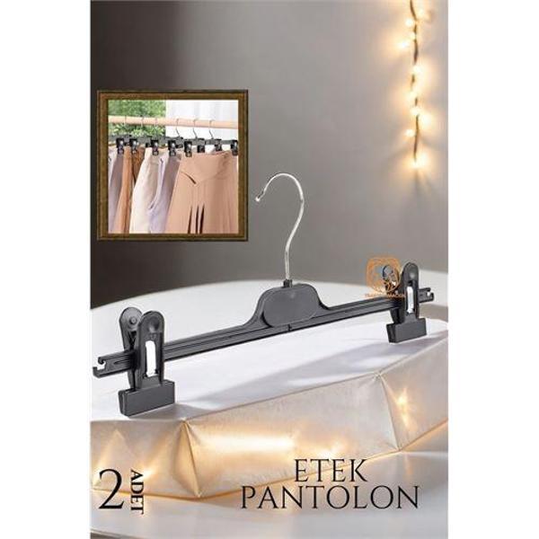 Etek Pantolon Eşarp Kıskaçlı Askı 2 Lİ SET - Image 1