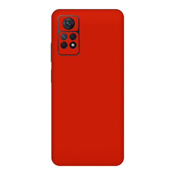 Xiaomi Redmi Note 11 Pro Kaplama Dokulu Kırmızı - Image 1