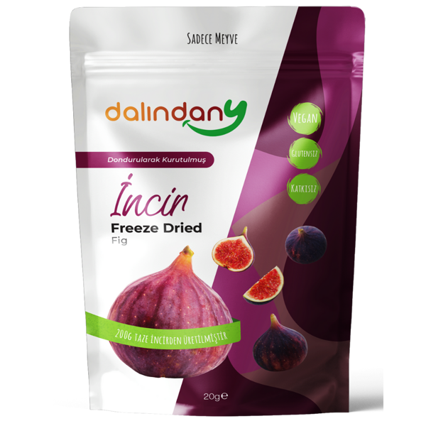 Dalındany Freeze Dried Dondurularak Kurutulmuş İncir Dilimleri 20 Gram - Image 1