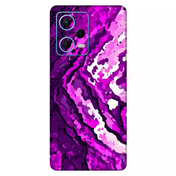 Xiaomi Redmi Note 12 Pro 5G Kaplama Mor Kamuflaj - Image 1