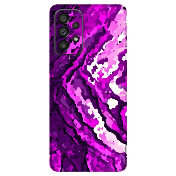 Samsung A23 Kaplama Mor Kamuflaj - Image 1