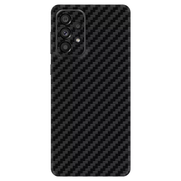 Samsung A23 Kaplama Siyah Karbon Fiber - Image 1