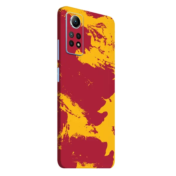 Xiaomi Redmi Note 12 Pro Kaplama Sarı Kırmızı - Image 1